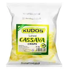 Kudos Cassava Salted Crisps 50Gms